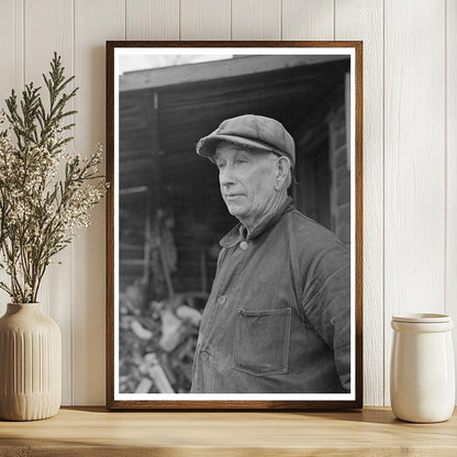 William McDermott Tenant Farmer Iowa 1936 Vintage Photo