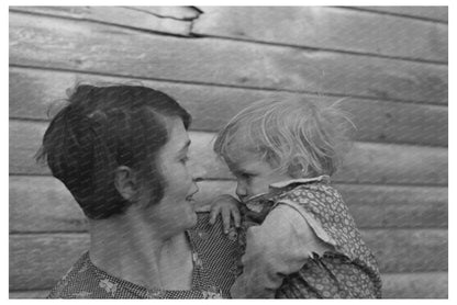 Mrs. Ed Boltinger on Farm in Ringgold Iowa 1937