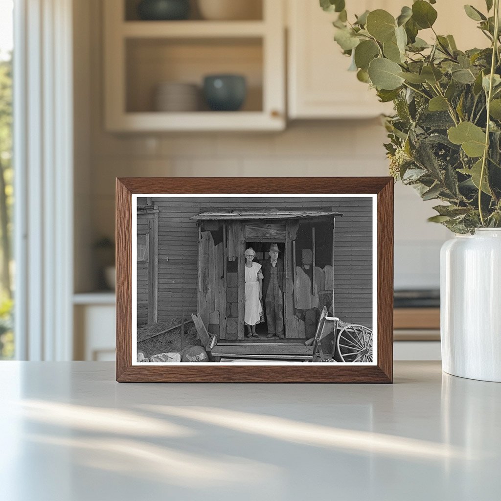 Tenant Farmers at Farmhouse Near Marseilles Illinois 1937