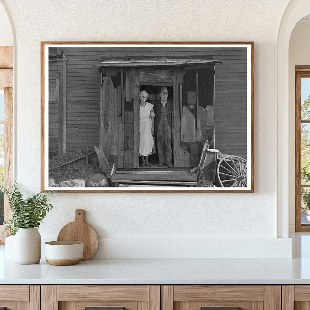 Tenant Farmers at Farmhouse Near Marseilles Illinois 1937