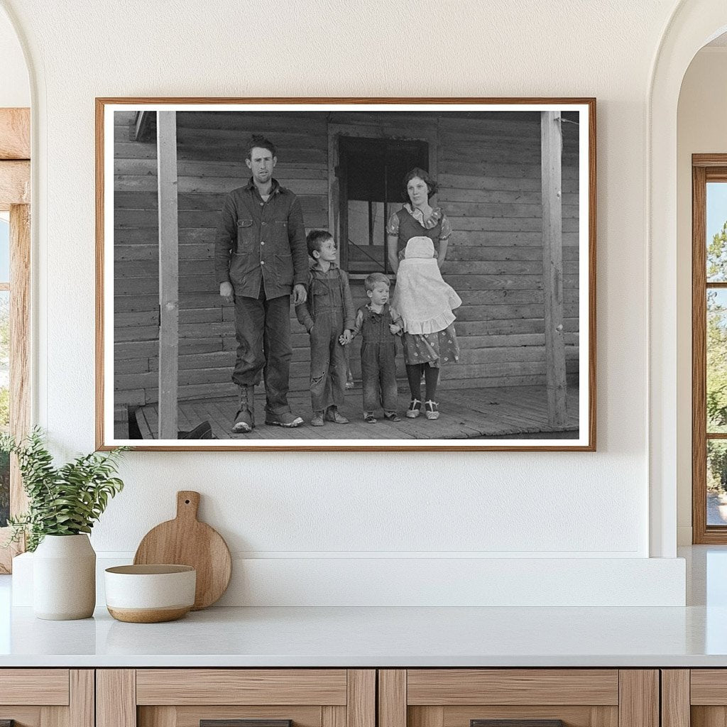 Gernie Marshall Family in Iowa January 1937 Historical Photo