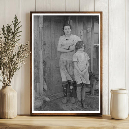 Children of John Scott Farm Life Iowa January 1937