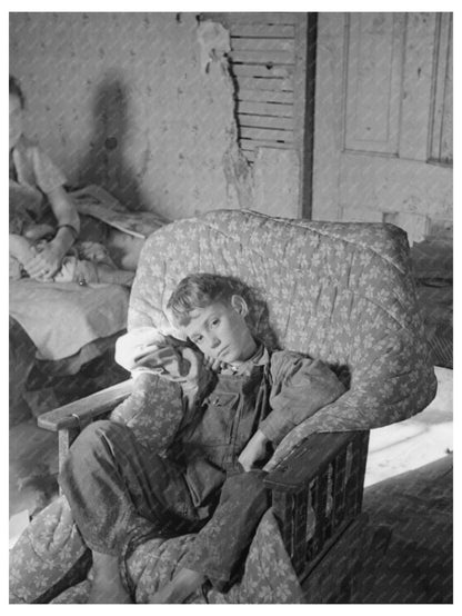 Child Recovering from Pneumonia in Ringgold Iowa 1937