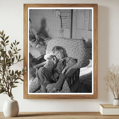 Child Recovering from Pneumonia in Ringgold Iowa 1937