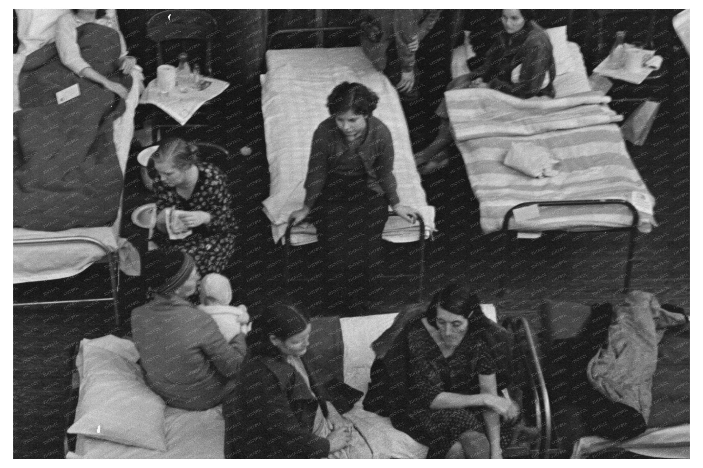 Sikeston Missouri Flood Refugee Hospital February 1937