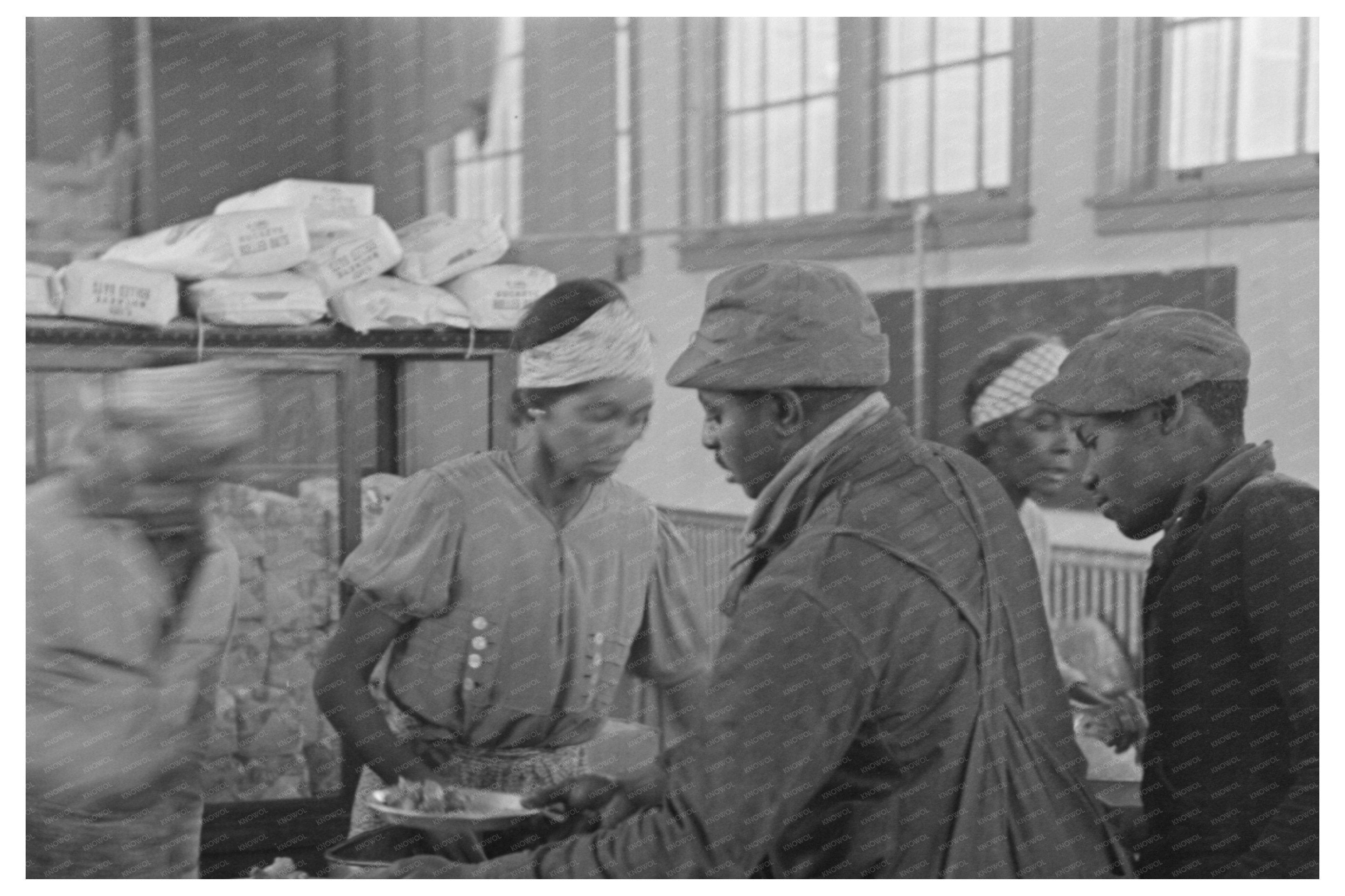 Refugees Seeking Shelter in Sikeston Missouri 1937