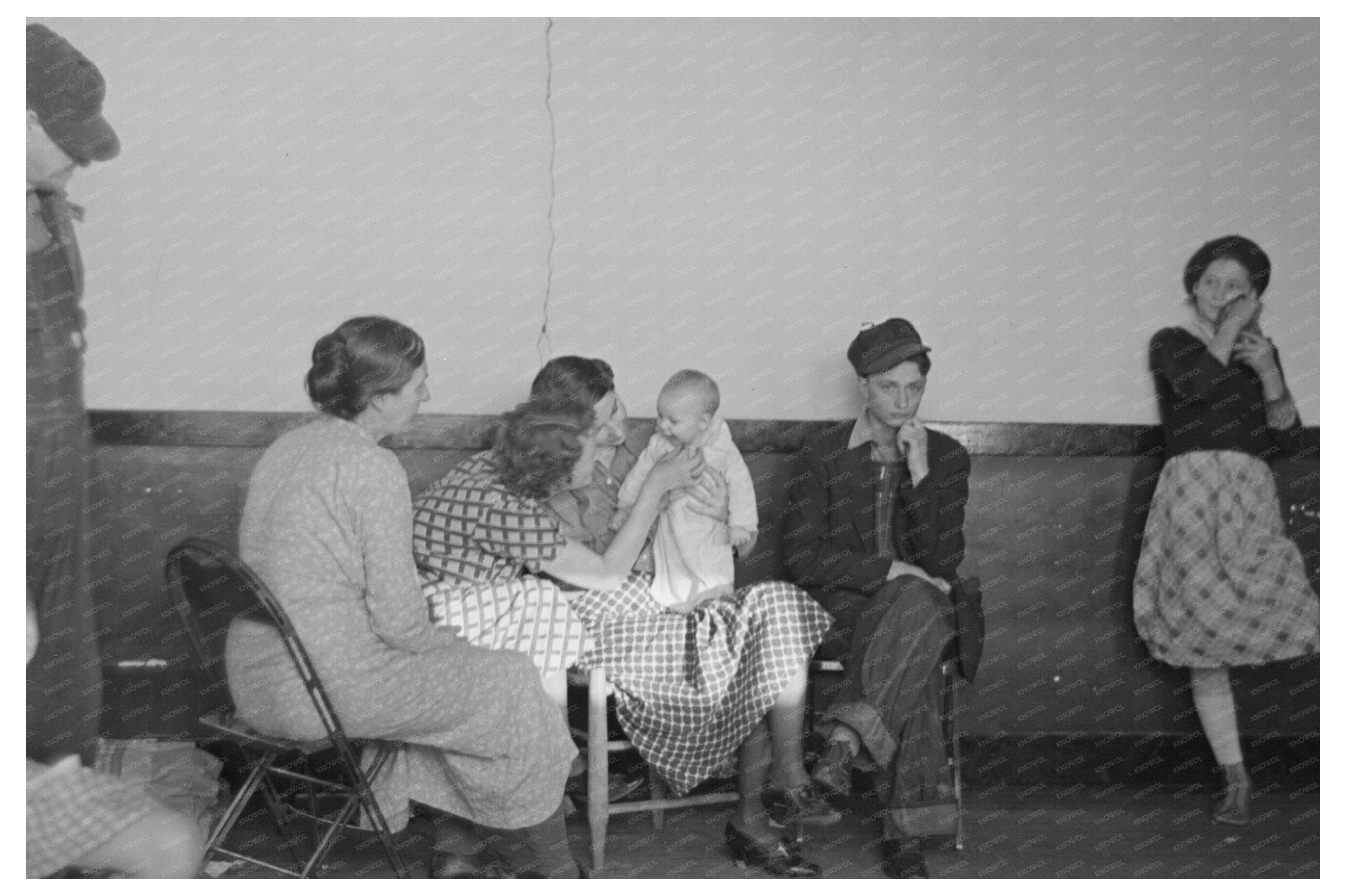 Flood Refugees in Sikeston Missouri Schoolhouse 1937