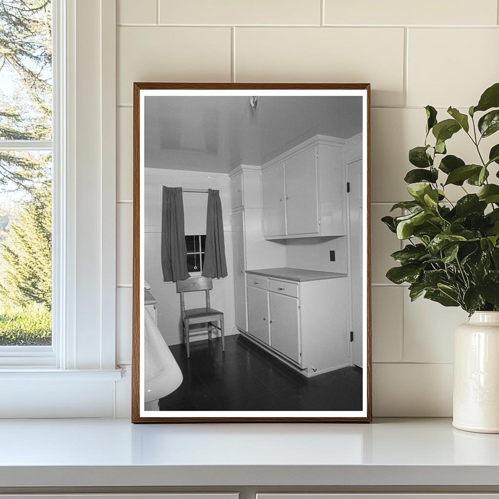 Vintage Kitchen Interior in Greendale Wisconsin 1937