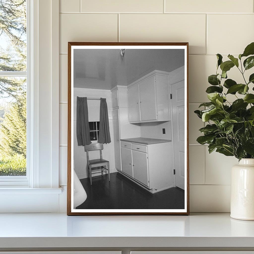 Vintage Kitchen Setting with Mid-20th Century Appliances 1937