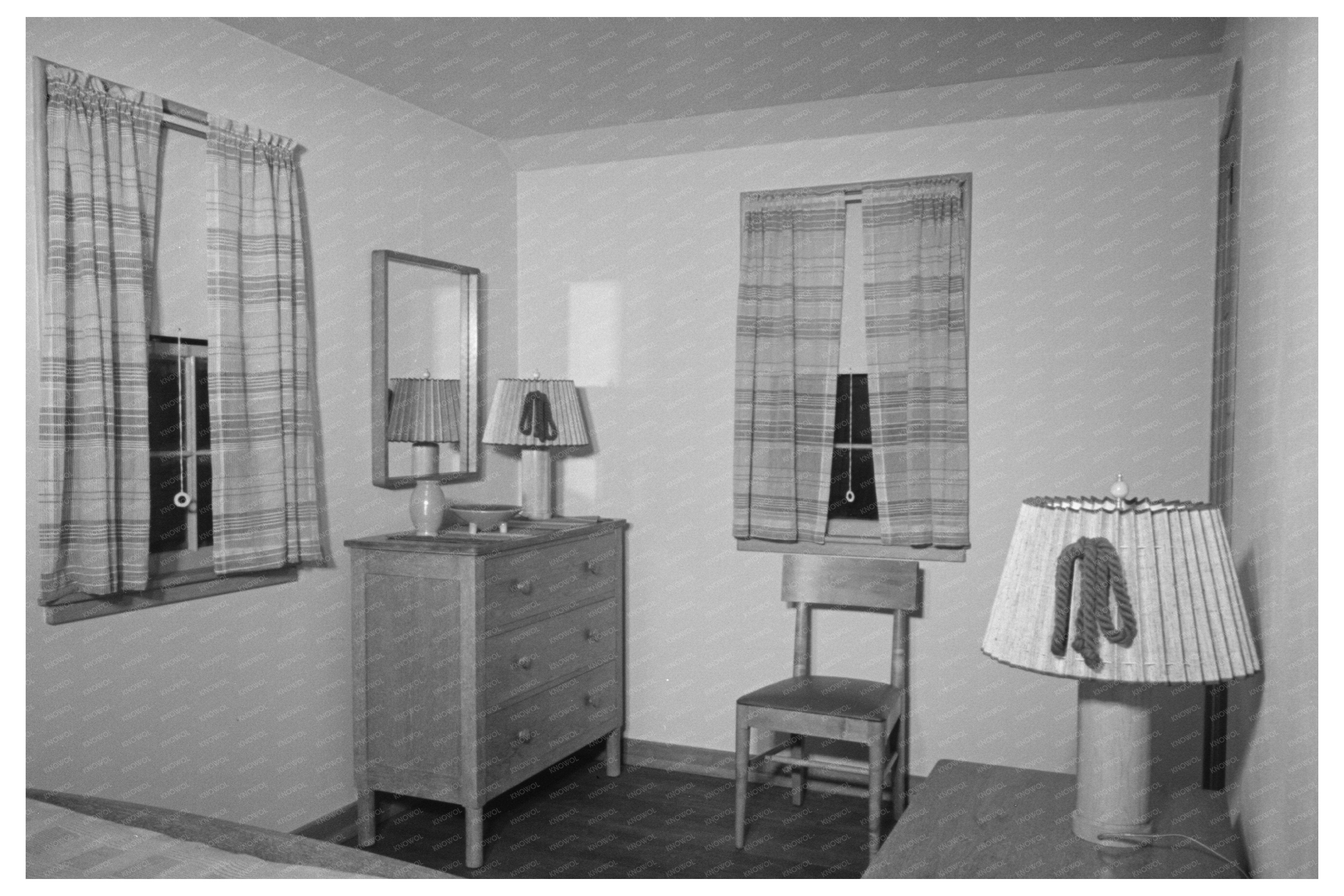 Vintage 1937 Bedroom in Greendale Wisconsin Model House