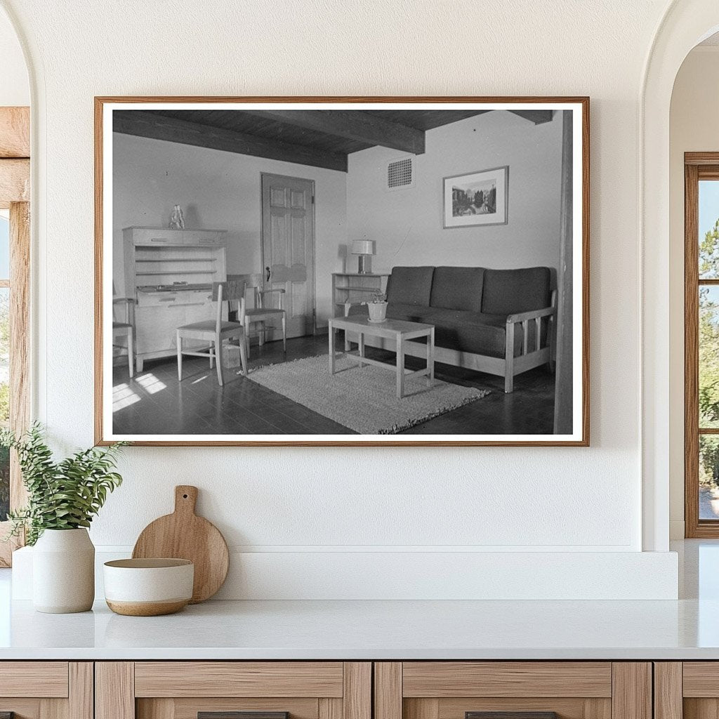 Mid-Century Living Room in Greendale Wisconsin 1937