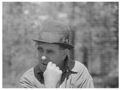 Mansfield Michigan Mining Town Resident May 1937 Photo