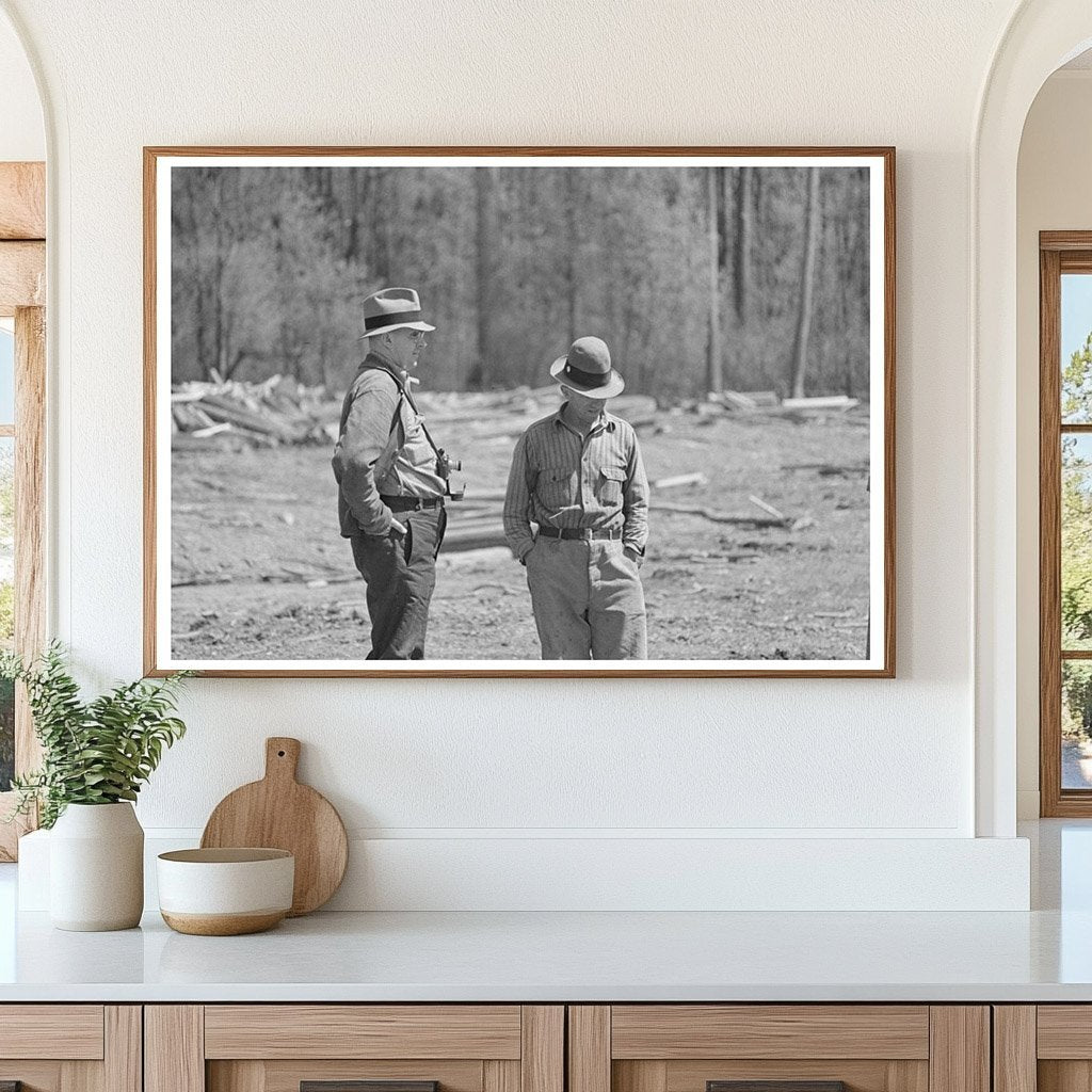 Vintage Lumberjack in Little Fork Minnesota 1937