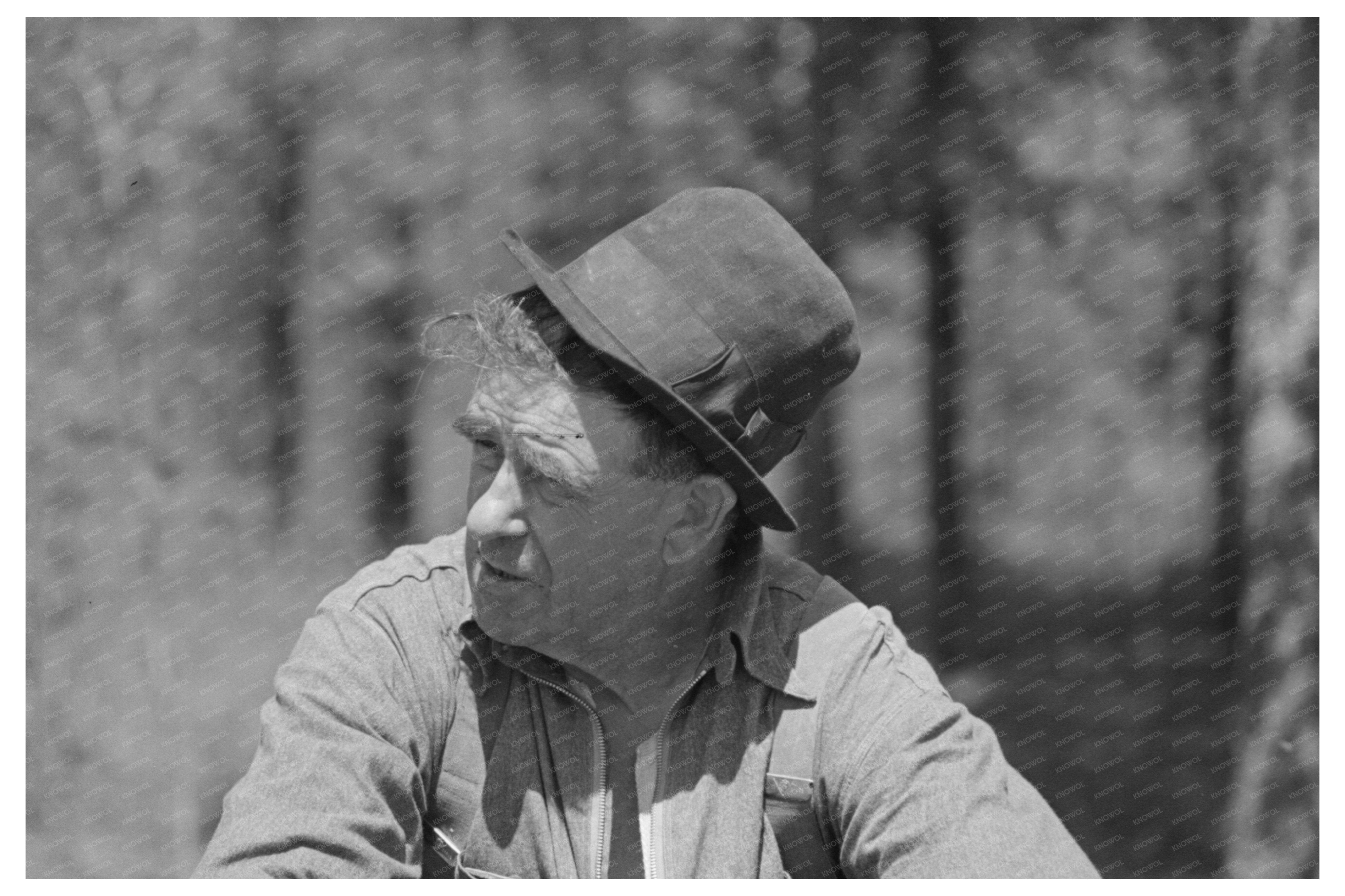 Mansfield Michigan Resident May 1937 Vintage Photograph