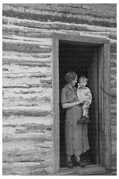 Mrs. Donald Heath and Baby in Wisconsin June 1937