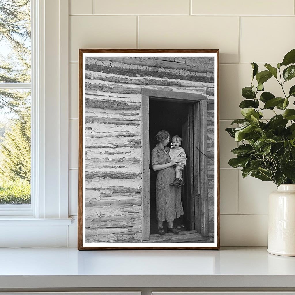 Mrs. Donald Heath and Baby in Wisconsin June 1937