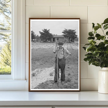 Farmer on Cut-Over Lands Wisconsin June 1937