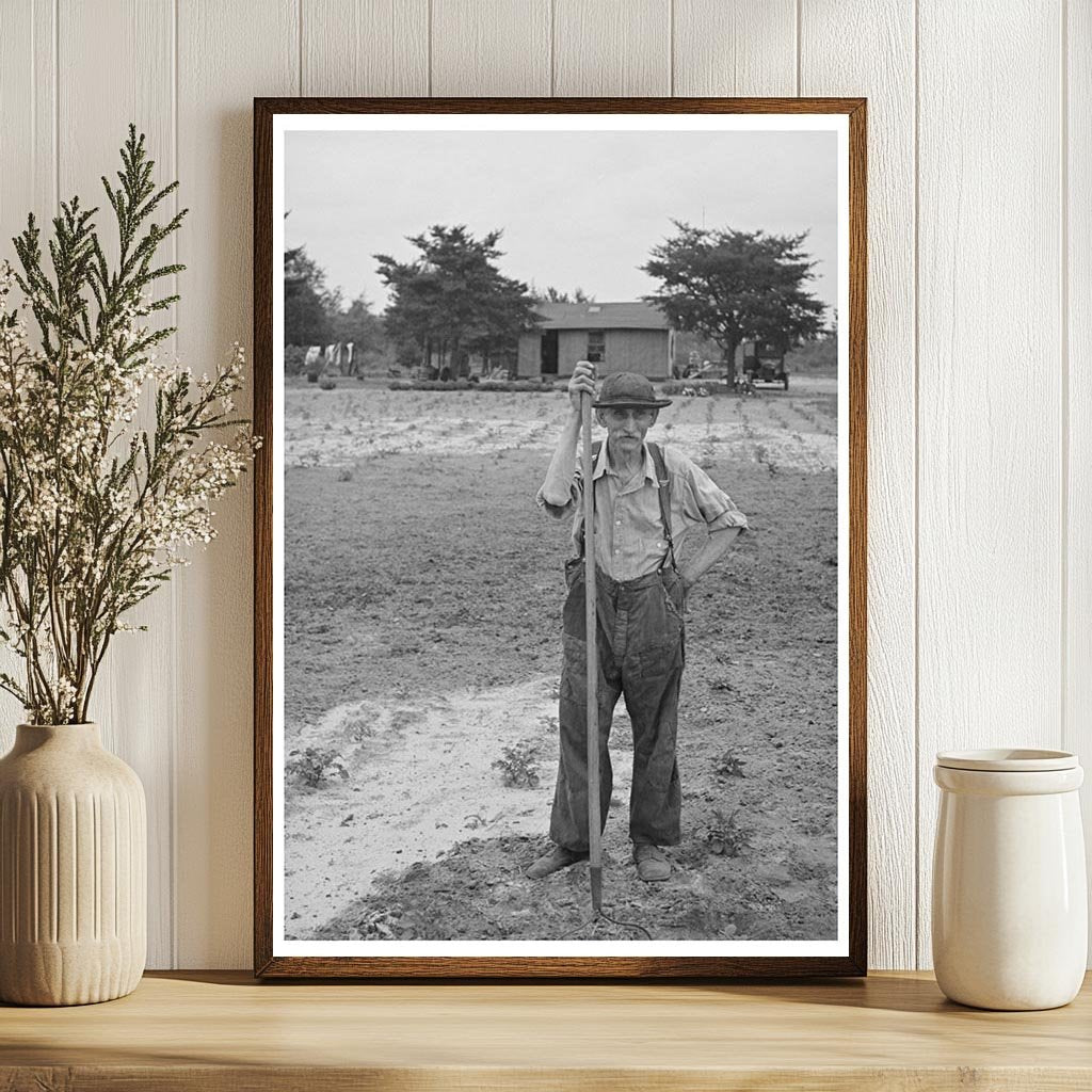 Farmer on Cut-Over Lands Wisconsin June 1937