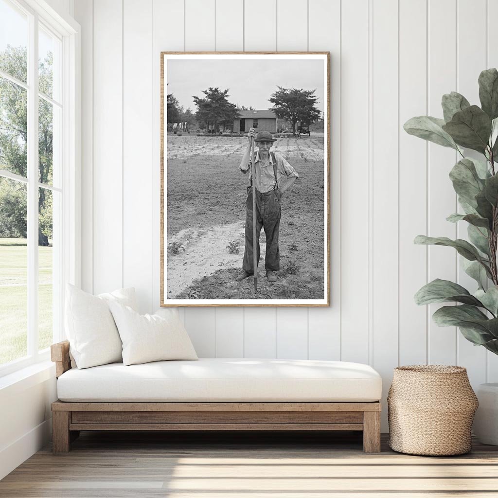 Farmer on Cut-Over Lands Wisconsin June 1937