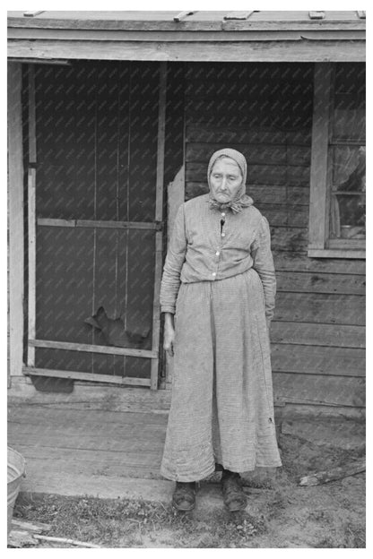 Mrs. Sophie Rudd on Her Farm in Wisconsin June 1937