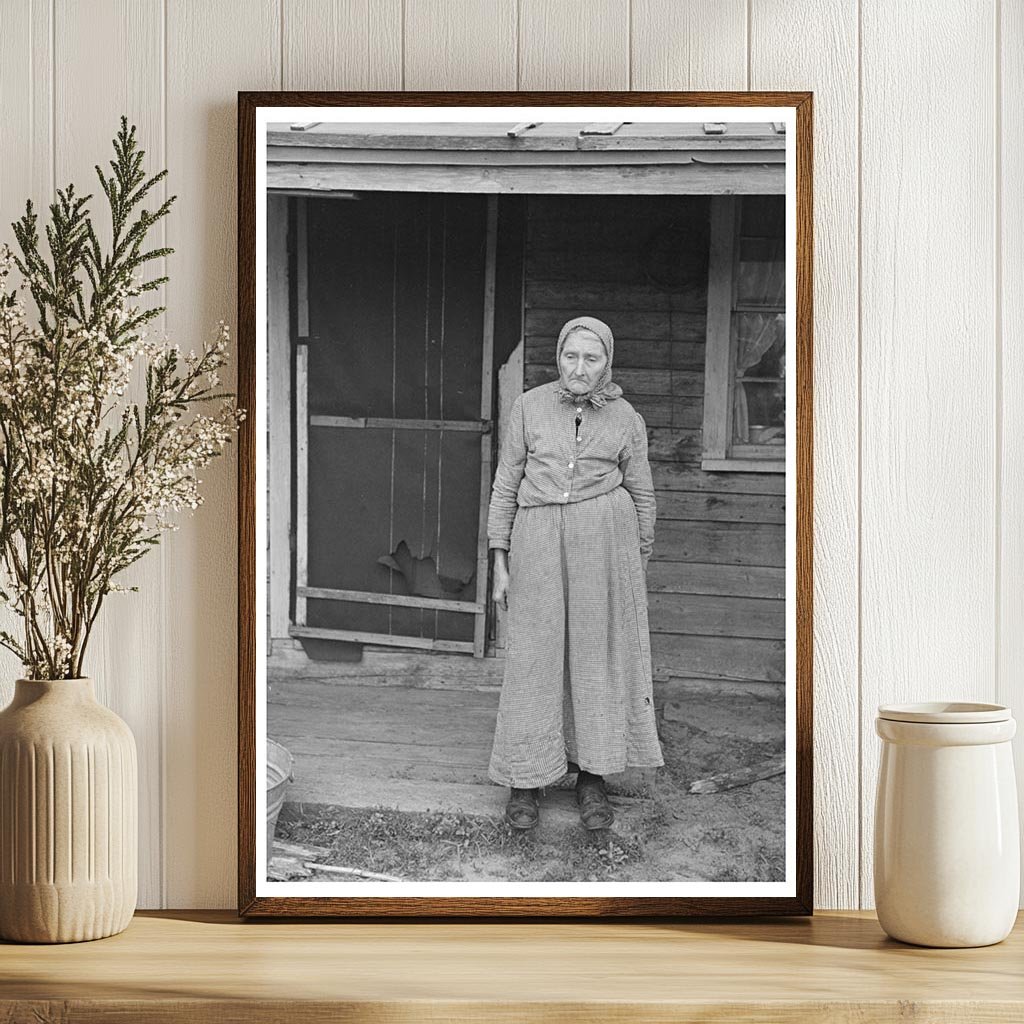 Mrs. Sophie Rudd on Her Farm in Wisconsin June 1937