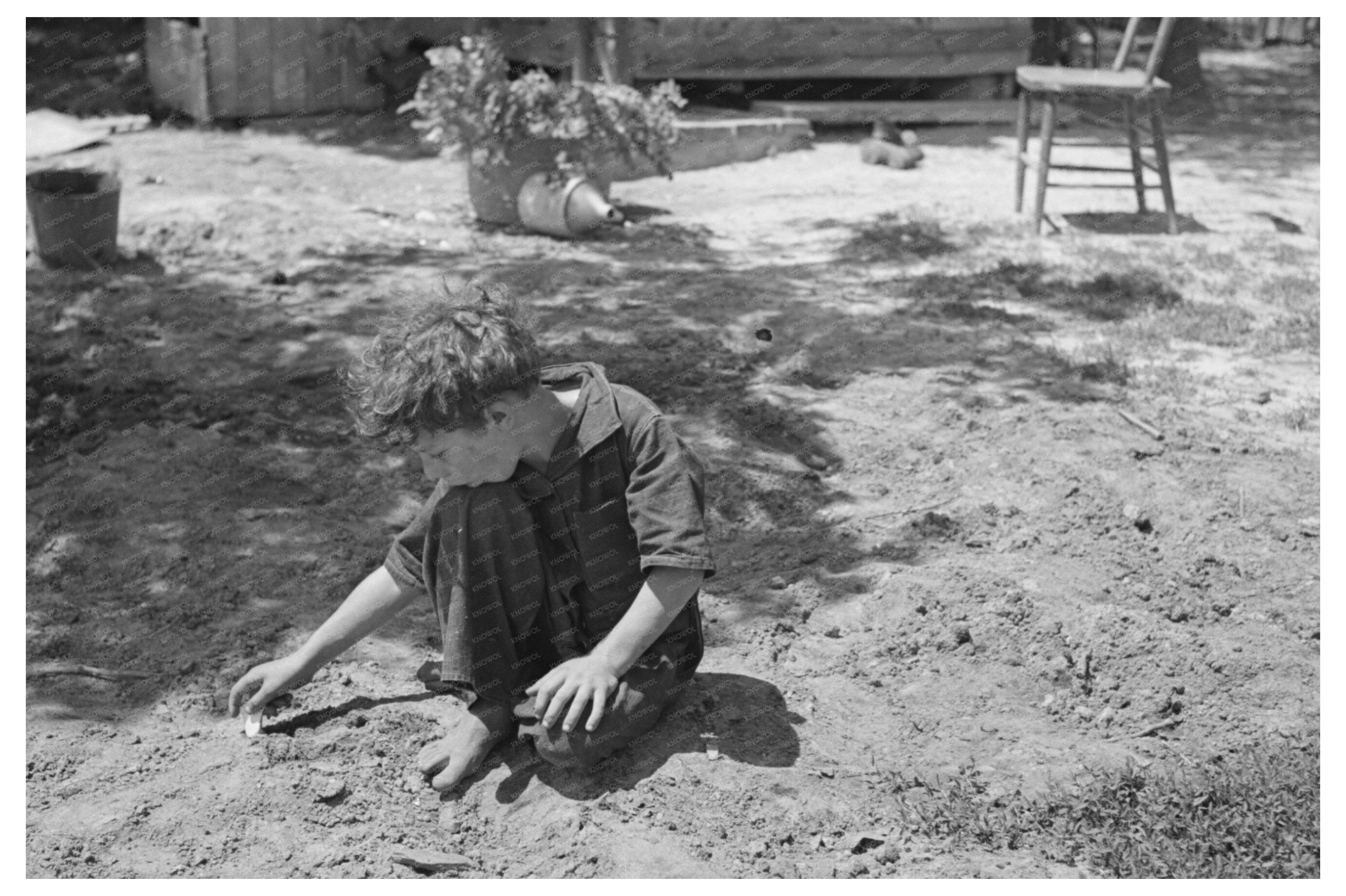 Alonzo Heath with Children Black River Falls 1937