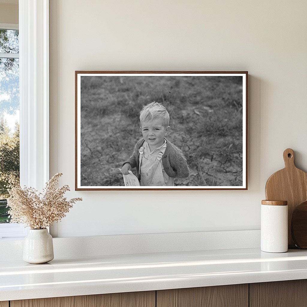 Child of Farmer in Cut-Over Minnesota September 1937