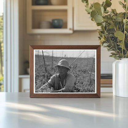 Indian Blueberry Picker Little Fork Minnesota 1937