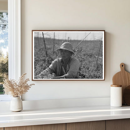 Indian Blueberry Picker Little Fork Minnesota 1937