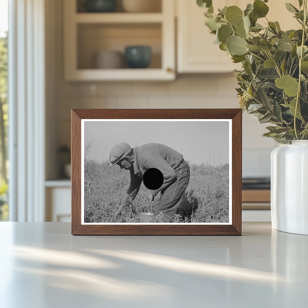 Blueberry Picker in Little Fork Minnesota 1937