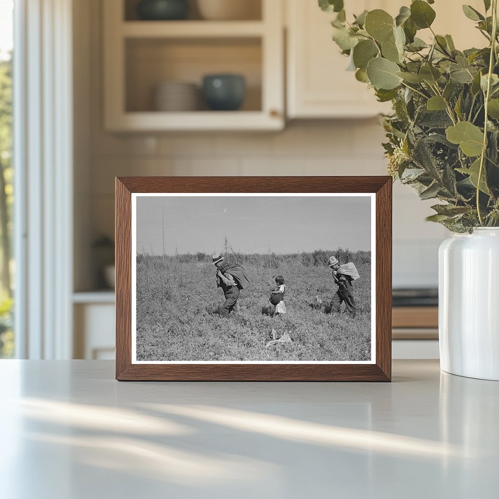 Blueberry Pickers in Minnesota Fields 1937