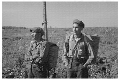 Blueberry Pickers in Little Fork Minnesota August 1937