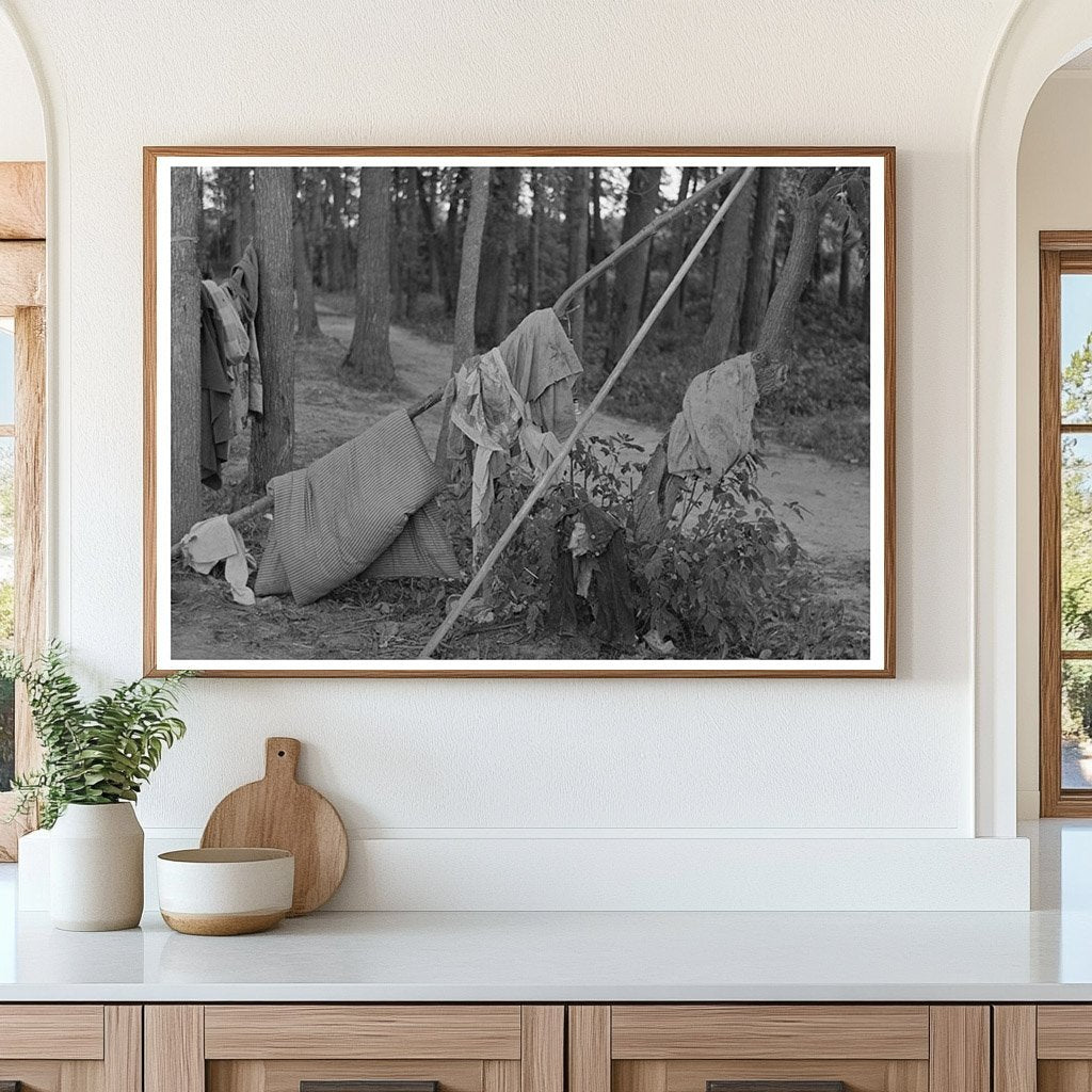 Blueberry Pickers Camp Little Fork Minnesota 1937