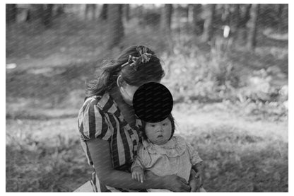 Indigenous Mother and Baby at Blueberry Camp 1937