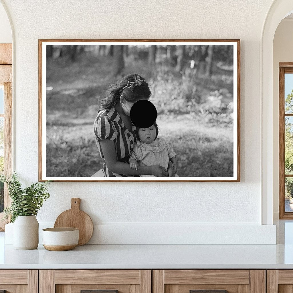 Indigenous Mother and Baby at Blueberry Camp 1937