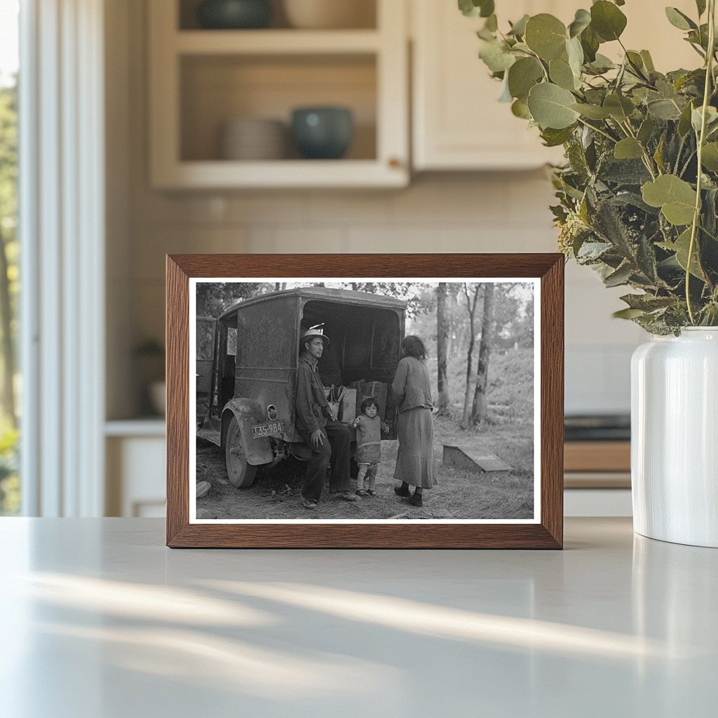 Blueberry Pickers Preparing in Little Fork Minnesota 1937