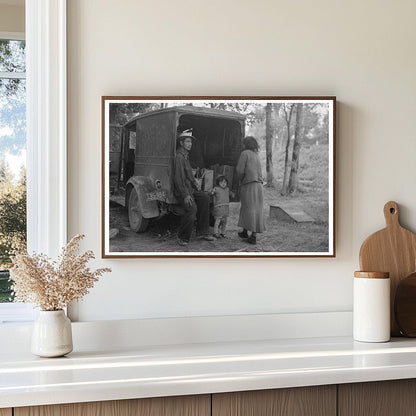 Blueberry Pickers Preparing in Little Fork Minnesota 1937