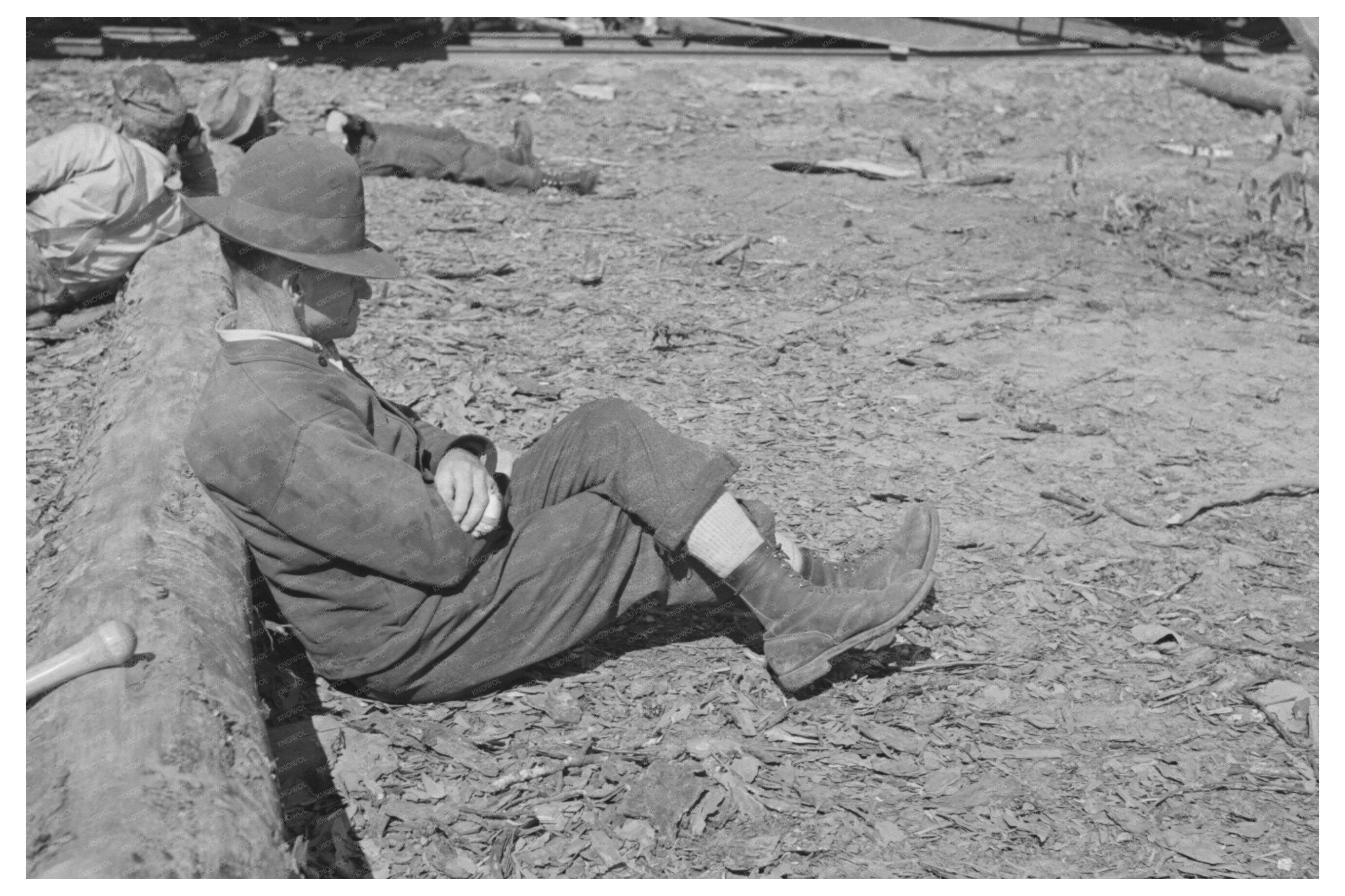 Lumber Camp Foreman Effie Minnesota September 1937