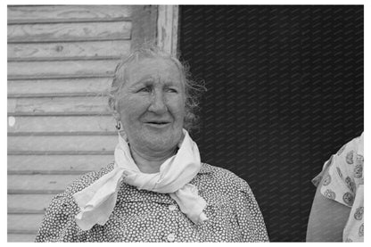 Elderly Woman in Winton Minnesota 1937 Vintage Photograph