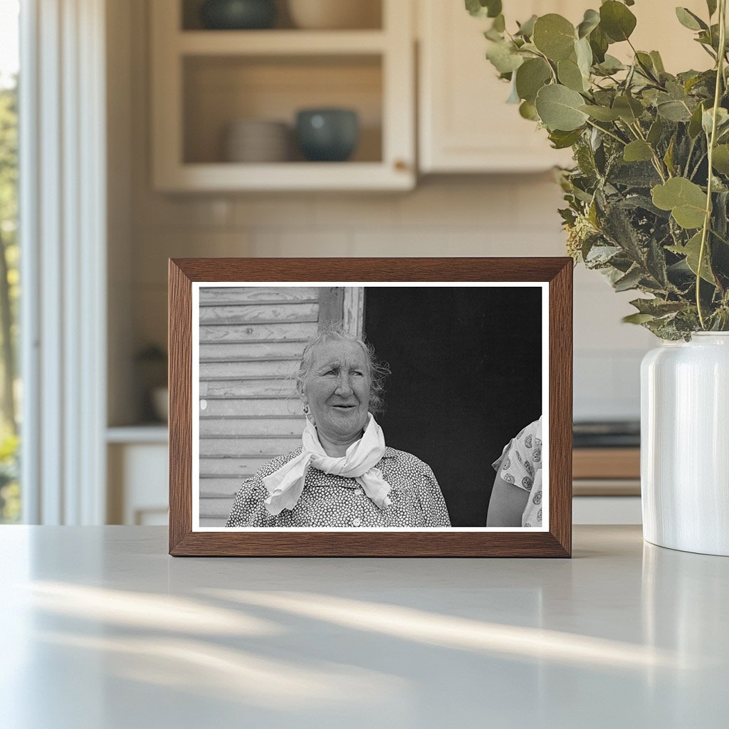 Elderly Woman in Winton Minnesota 1937 Vintage Photograph