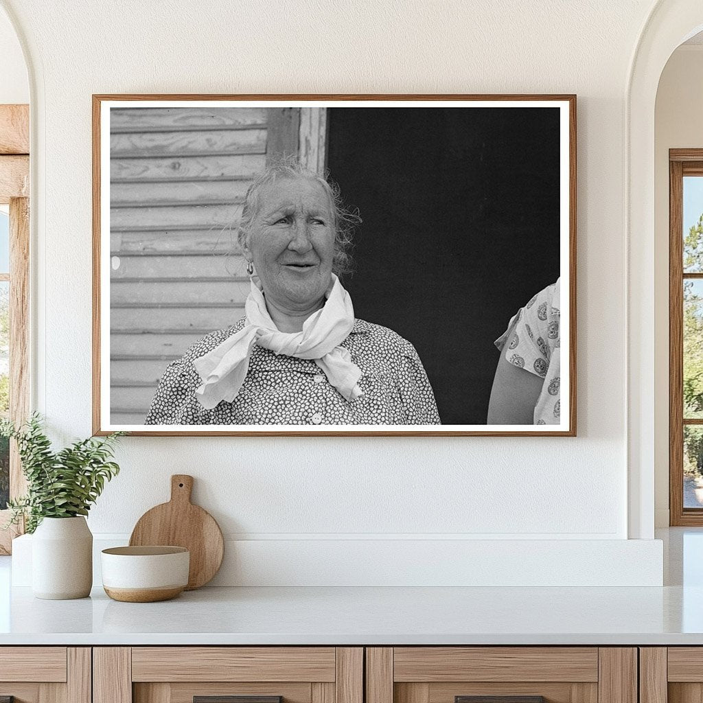 Elderly Woman in Winton Minnesota 1937 Vintage Photograph