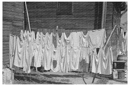 Vintage 1937 Clothesline in Winton Minnesota