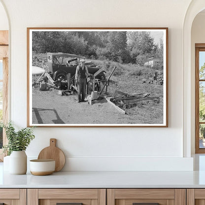 Homemade Sawmill in Winton Minnesota August 1937