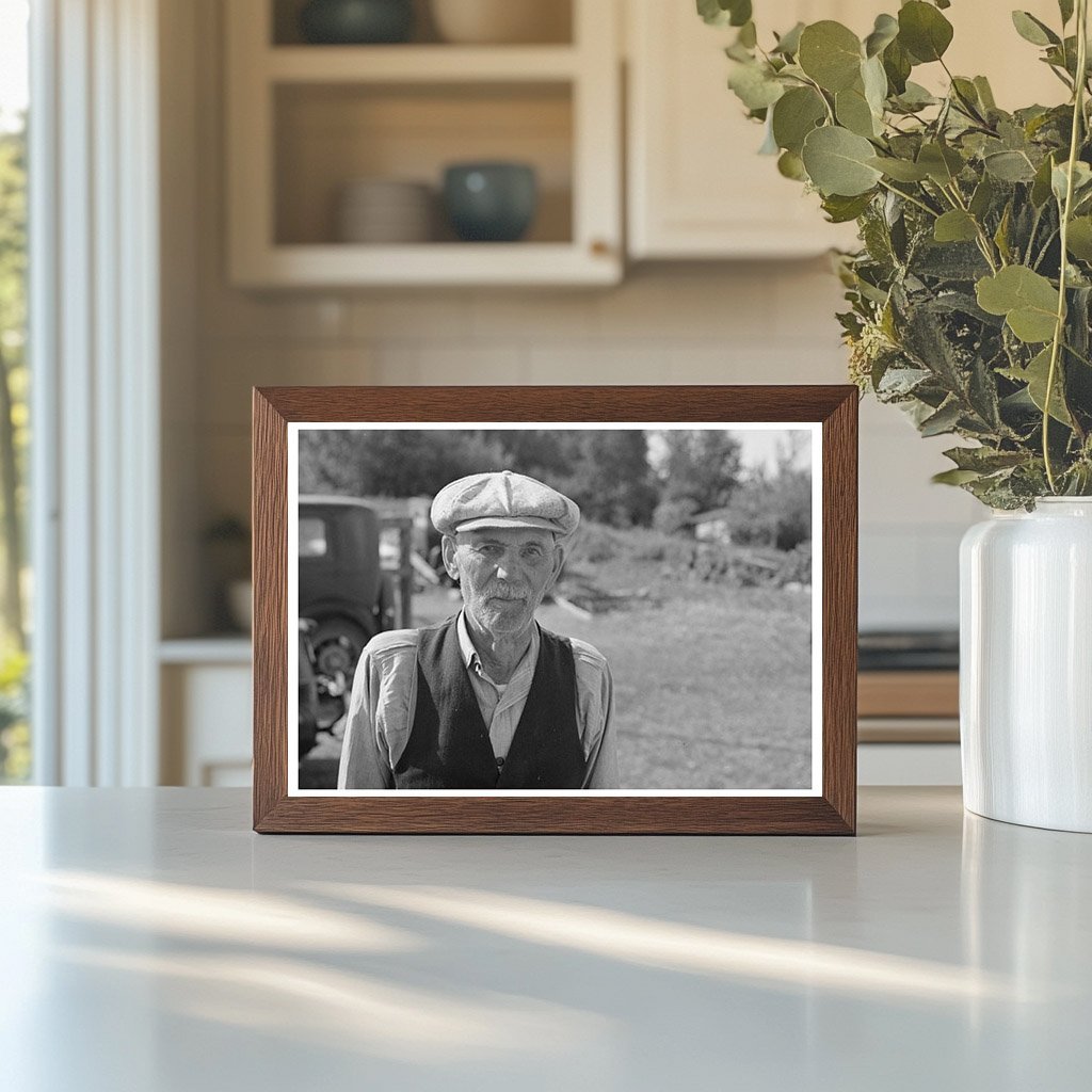 Elderly Lumber Worker Winton Minnesota August 1937 Photo