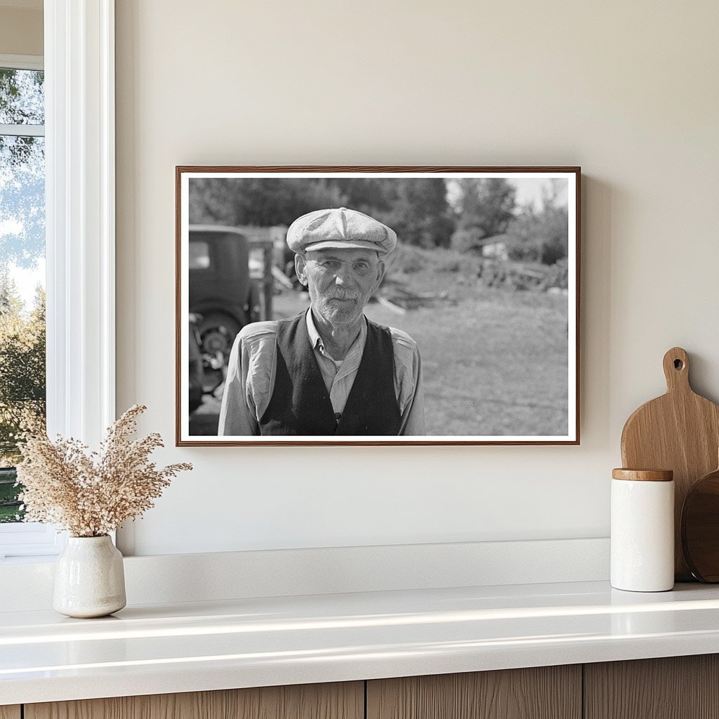 Elderly Lumber Worker Winton Minnesota August 1937 Photo