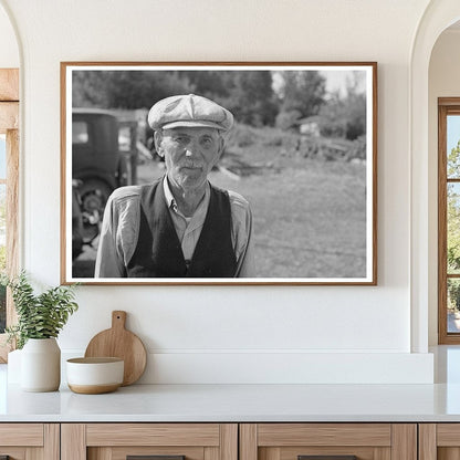 Elderly Lumber Worker Winton Minnesota August 1937 Photo