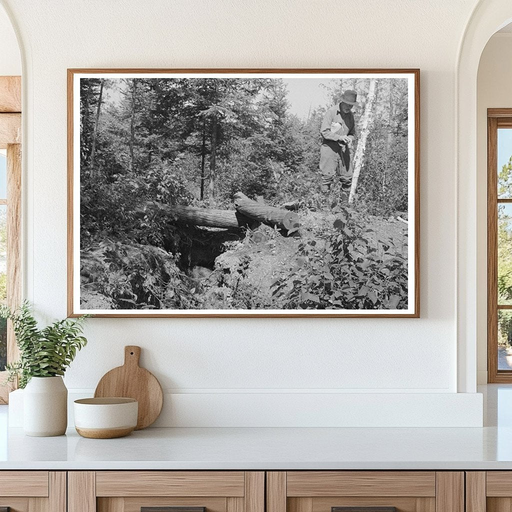 Abandoned Mine Shaft Near Winton Minnesota 1937