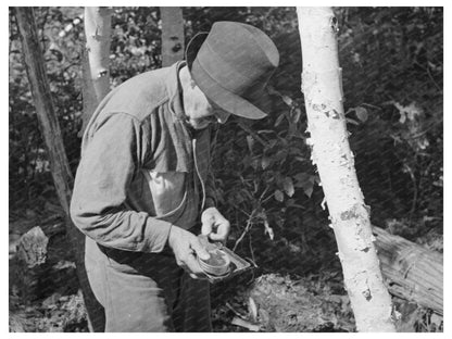 William Besson Using Dip Needle for Mining in 1937