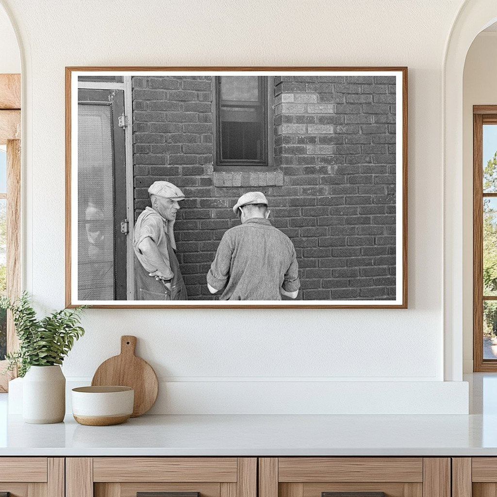 Unemployed Men in Minneapolis August 1937 Vintage Photo