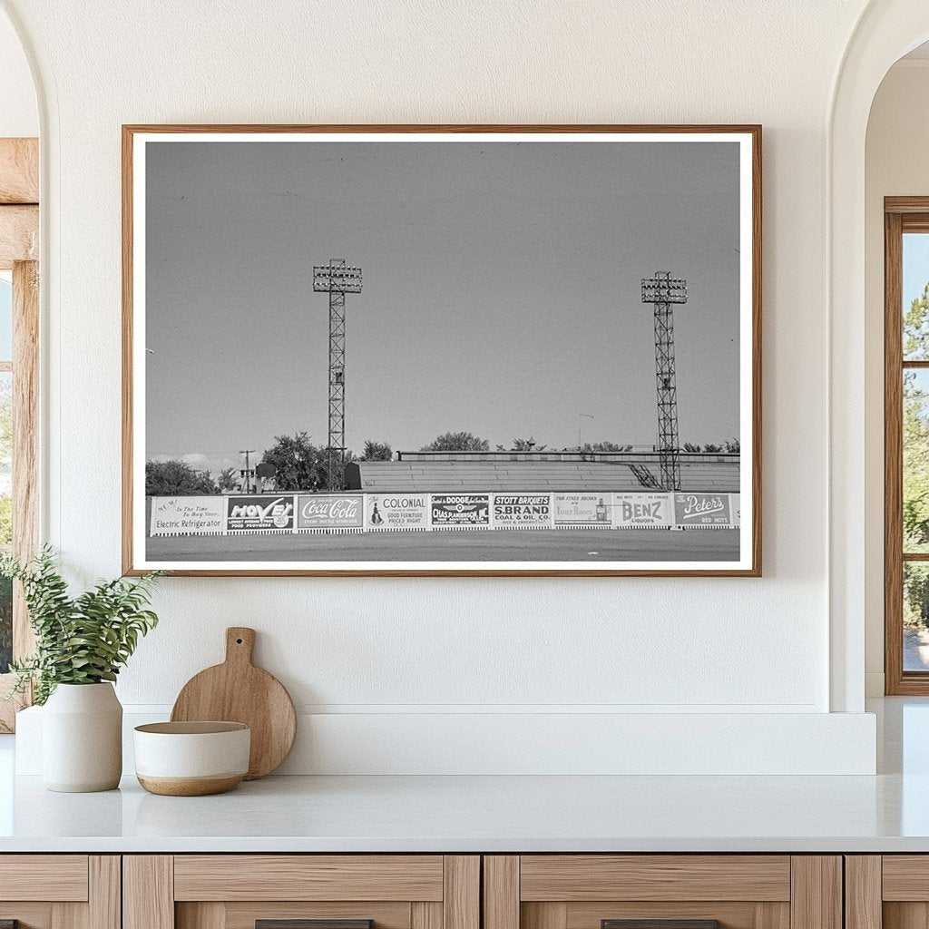 Baseball Park Signage and Lighting in Saint Paul 1937